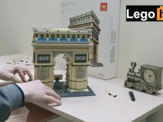 Lucky guy builds Legos for almost 4 hours