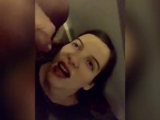 Stair Fuck Ends With Cum Facial