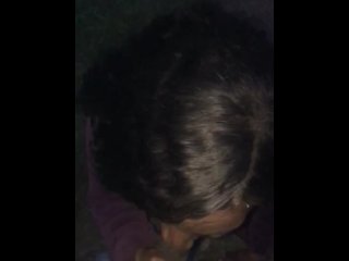 Sucking dick in the woods