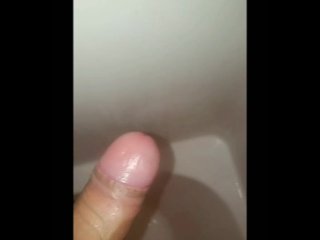 My thick brown cock shoots huge cumshots