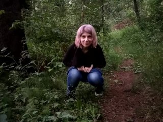Peeing on the forest