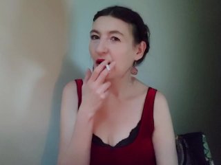 Naughty Pleasures 1 sexy smoking fetish video by Gypsy Dolores