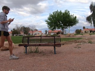 horny at a park