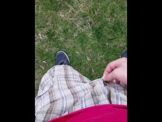 Pissing in the lawn