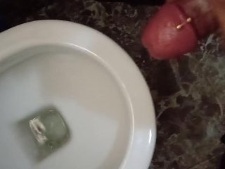 dubai handjob hug cumshot in toilet 