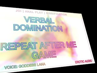 JOI ANAL PLAY VERBAL DOMINATION GAME