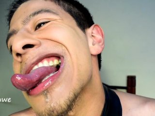 Playing with my tongue