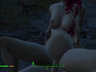 Got pregnant from a passerby right on the road  Fallout Porno