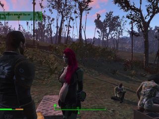 Pregnant prostitute. Works with travelers  Fallout 4 Nude Mod