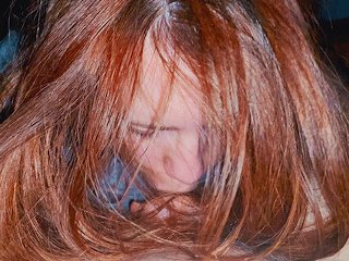 Long Hair Redhead Passionate Deepthroat Cum In Mouth Swallow Ginger Ale POV