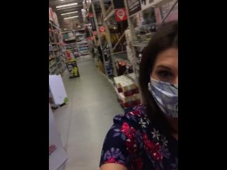 Public buttplug insertion (Home Depot)