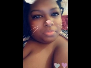 Big Tits Ebony Snapchat Leak #1