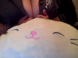 SHY PERSON JIGGLES HUGE TITS WITH CUTE STUFFED ANIMAL