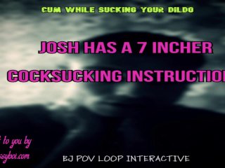 josh has a 7 incher POV JOI ENHANCED with gay homo fag music