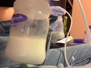 Breastmilk pump time lapse 