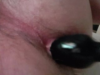 Opening up my ass for Anal Play with my Rocks-Off Butt Throb ButtPlug