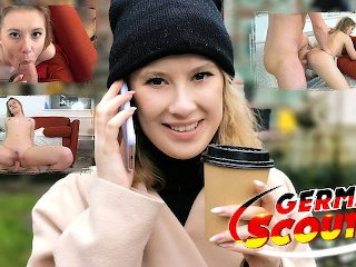 GERMAN SCOUT - SLIM COLLEGE GIRL CASEY TRICKED TO FUCK AT PICK UP STREET CASTING