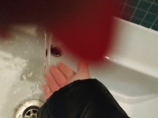 Hands Wash. Hands fetish. Long Nails fetish.