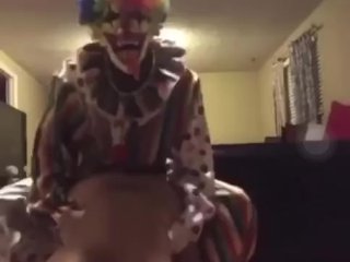 Clown Beating Up That Ebony Pussy