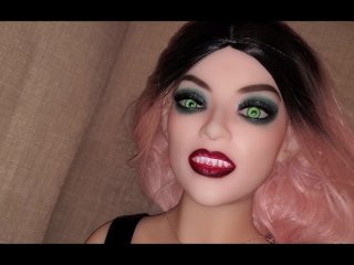 sexdoll Gweyir Enmoria the naughty elf dress up and quickie Fuck and cumshot