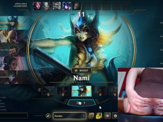 I show my stretched butthole while I play League of Legends #17 Luna