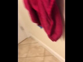 Stroking cock
