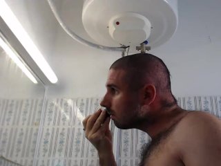 Know me better: Master Dimitris NastyMind trims his hair and beard (No sex, cum etc )