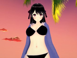 Aokana - Sex with Misaki Tobisawa - 3D Hentai (Creampie)