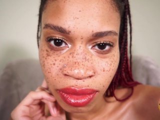 Goddess Rosie Reed Face Fetish Freckles Ebony Goddess Worship Stroke To Beauty 3