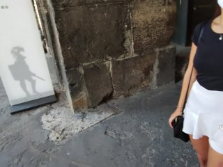 Abbiamo scopato nel bagno del colosseo! Coppia amatoriale Bonnie e Clyde