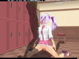 3D HENTAI Friends looked into my locker room and fucked hard (PART 2)