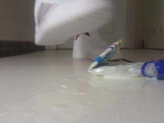 crush milk bottle