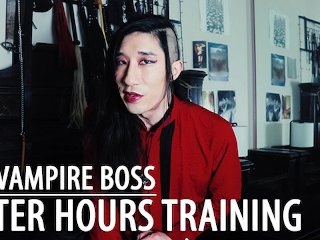 My Vampire Boss - After Hours Training - Vagina / Pussy Owner JOI - SaiJaidenLillith (Solo)