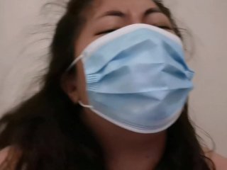 Solo amateur pinay MelanieQuezon big cock worship with face mask