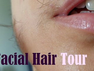 Hirsute Goddess Facial Hair Tour - Hairy Sadie