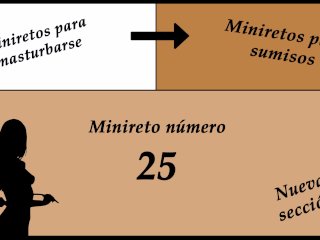 MiniJOI para sumisos. Tendrás que leer cosas muy vergonzosas...