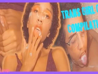 Teen Trans Cum Compilation "Give Me Every Last Drop" - 4K