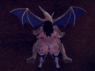 cowgirl fuck Dragon futa