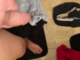 Getting ready to finish in shower