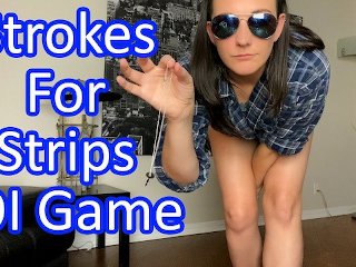 Chastity Games 5 - Strokes for Strips JOI Game - Clara Dee