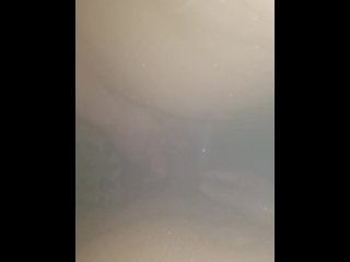 Quick shower fun with friend