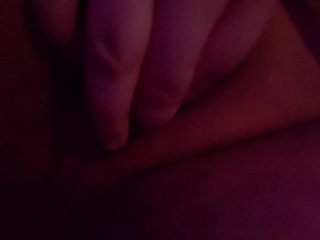 BBW touching her wet pussy