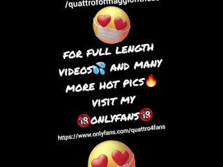 quattro4fans free onlyfans preview just an intro but for more and longer videos visit my onlyfans