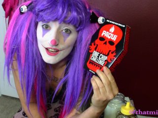 Clown Girl Eats Paqui One Chip Challenge