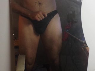 Big cock strip, can't help but to let it out