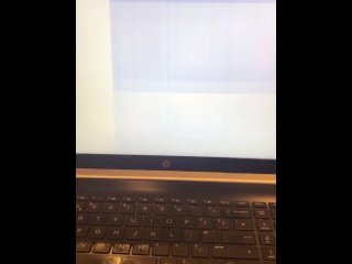 The squirt that fucked the laptop 