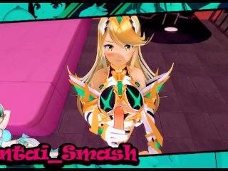 Mythra gets some manners fucked into her from your POV - Xenoblade Chronicles 2 hentai
