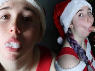Santa's Helper Sucks Dick & Gets A Special Surprise 