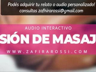 RELAXING PORN AUDIO [INTERACTIVO] SESIÓN DE MASAJES  ASMR [VOZ ARGENTINA]
