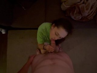 She Swallows A Mouth Full Of Cum (Slow-Mo Cumshot)